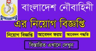 Bangladesh Navy Civilian Job Circular Photo