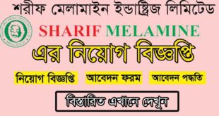 Sharif Melamine Job Circular 2021 Picture