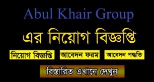 Abul Khair Group Job Circular Apply 2021