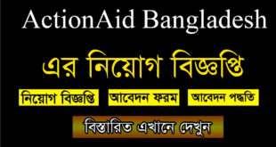 ActionAid Bangladesh Job Circular 2021