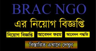 BRAC NGO Job Circular 2021