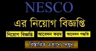 NESCO Job Circular 2021