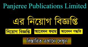 Panjeree Publications Limited Job Circular 2021