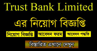 Trust Bank Limited Job Circular 2021