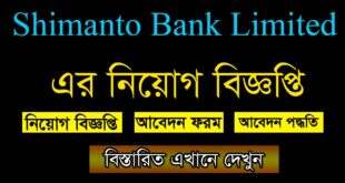 Shimanto Bank Limited Job Circular 2021