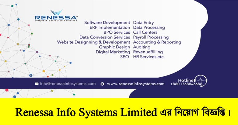 Renessa Info Systems Limited Job Circular 2022