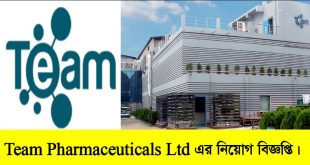 Team Pharmaceuticals Ltd Job Circular 2022