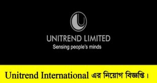 Unitrend International Job Circular 2022
