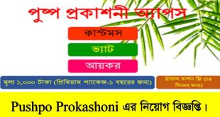Pushpo Prokashoni Job Circular 2022