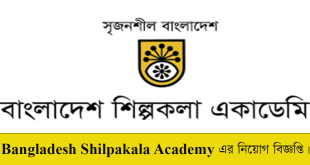 Bangladesh Shilpakala Academy Job Circular 2022