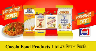 Cocola Food Products Ltd Job Circular 2022