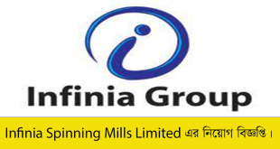 Infinia Spinning Mills Limited Job Circular 2023