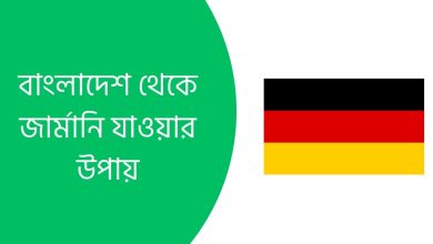 বাংলাদেশ থেকে জার্মানি যাওয়ার উপায়