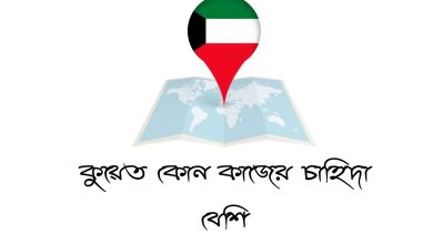 কুয়েত কোন কাজের চাহিদা বেশি