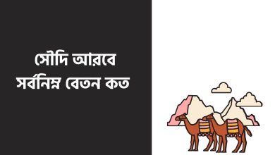 সৌদি আরবে সর্বনিম্ন বেতন কত