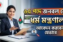 ৬৫ পদে জনবল নেবে ধর্ম মন্ত্রণালয়