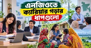 এনজিওতে ক্যারিয়ার গড়ার ধাপগুলো