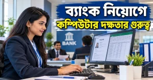 ব্যাংক নিয়োগে কম্পিউটার দক্ষতার গুরুত্ব