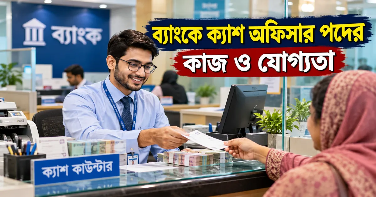 ব্যাংকে ক্যাশ অফিসার পদের কাজ.png